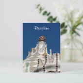 Barcelona Postkarte (Stehend Vorderseite)