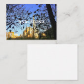 Barcelona Postkarte (Vorne/Hinten)
