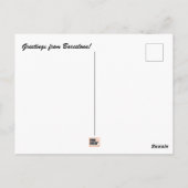 Barcelona Postkarte (Rückseite)