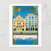Barcelona Postkarte (Vorderseite)