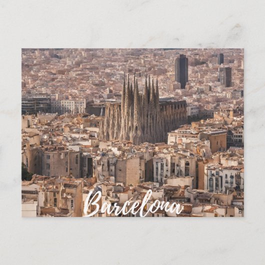 Barcelona Postkarte (Vorderseite)