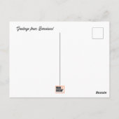 Barcelona Postkarte (Rückseite)