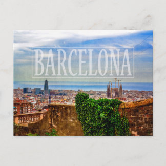 Barcelona Postkarte