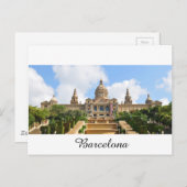 Barcelona Postkarte (Vorne/Hinten)