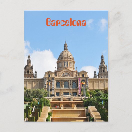 Barcelona Postkarte (Vorderseite)