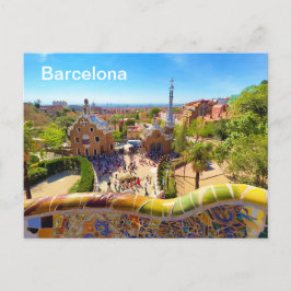 Barcelona Postkarte