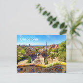 Barcelona Postkarte (Stehend Vorderseite)