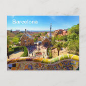 Barcelona Postkarte (Vorderseite)