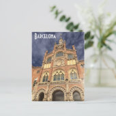 Barcelona Postkarte (Stehend Vorderseite)
