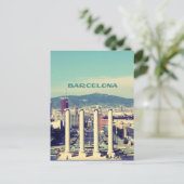 Barcelona Postkarte (Stehend Vorderseite)