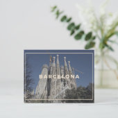 Barcelona Postkarte (Stehend Vorderseite)