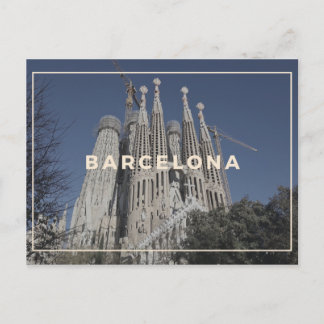 Barcelona Postkarte