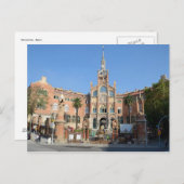 Barcelona Postkarte (Vorne/Hinten)