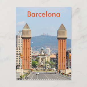 Barcelona Postkarte