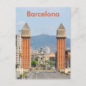 Barcelona Postkarte (Vorderseite)