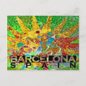 Barcelona Postkarte (Vorderseite)