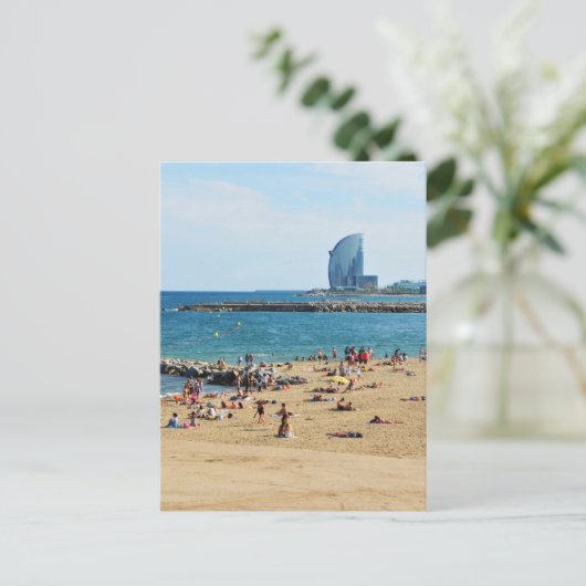 Barcelona Postkarte (Stehend Vorderseite)