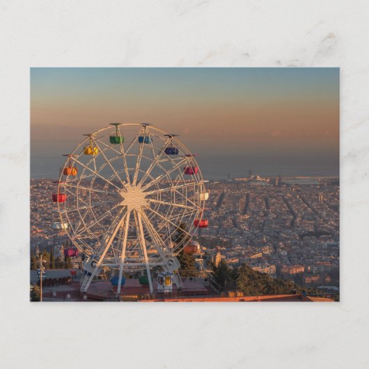 Barcelona Postkarte (Vorderseite)