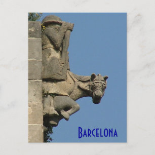 Barcelona Postkarte