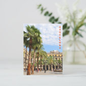 Barcelona Postkarte (Stehend Vorderseite)