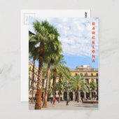 Barcelona Postkarte (Vorne/Hinten)