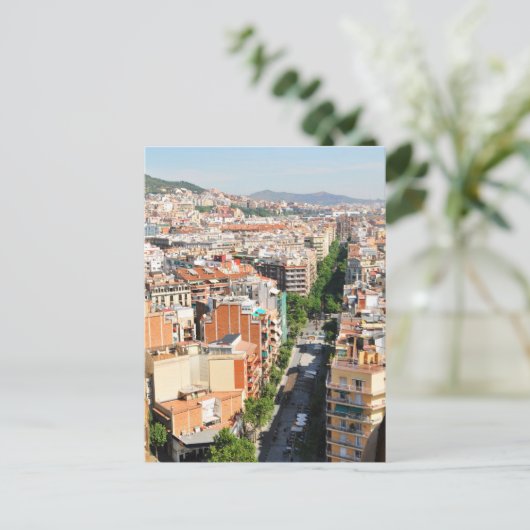 Barcelona Postkarte (Stehend Vorderseite)