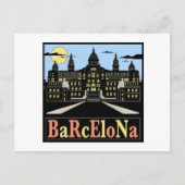 Barcelona Postkarte (Vorderseite)