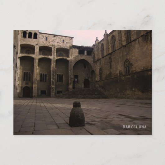 Barcelona Postkarte (Vorderseite)