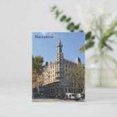 Barcelona Postkarte (Stehend Vorderseite)