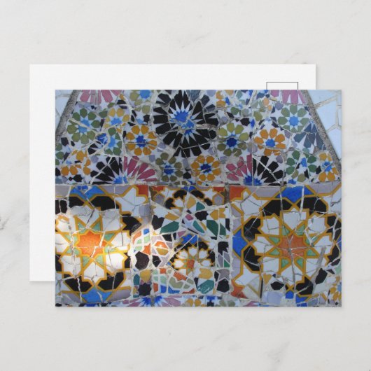 Barcelona Postkarte (Vorne/Hinten)