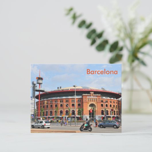 Barcelona Postkarte (Stehend Vorderseite)