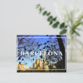 Barcelona Postkarte (Stehend Vorderseite)