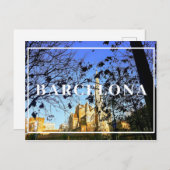 Barcelona Postkarte (Vorne/Hinten)
