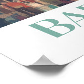 Barcelona Reisen Print Wall Art Poster (Ecke)