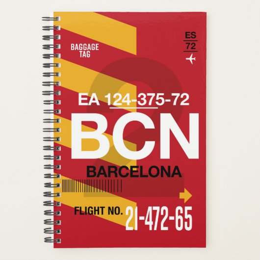 Barcelona - Reiseplaner 2026 Planer (Vorderseite)