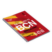 Barcelona - Reisezeitschrift Notizblock (Rechte Seite)