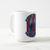 Barcelona Rote Horizont, Camp Nou Legacy-Geschenk Kaffeetasse (Vorderseite Links)