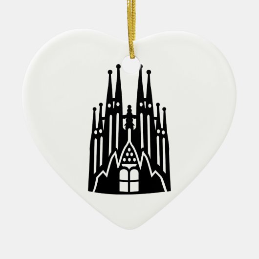 Barcelona Sagrada Familia Keramikornament (Vorne)