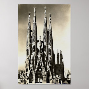 Barcelona, Sagrada Familia Poster