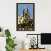 Barcelona Sagrada Familia Poster (Heimbüro)