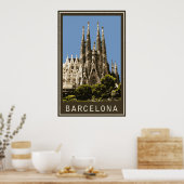 Barcelona Sagrada Familia Poster (Küche)