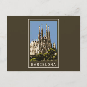 Barcelona Sagrada Familia Postkarte