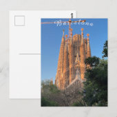 Barcelona - Sagrada Familia Postkarte (Vorne/Hinten)