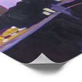 Barcelona Sagrada Familia Starry Poster (Ecke)