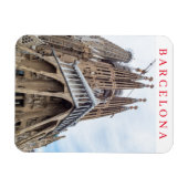 Barcelona Sagrada Familia View Kühlschrankmagnet Magnet (Horizontal)