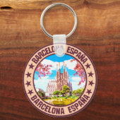 Barcelona Schlüsselanhänger (Vorderseite)