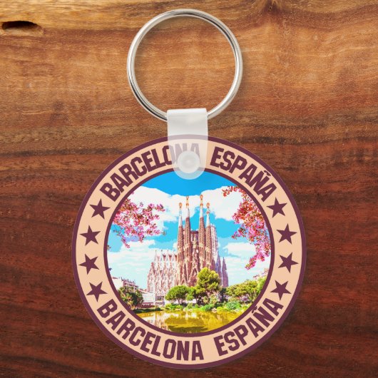 Barcelona Schlüsselanhänger (Vorderseite)
