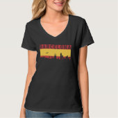 Barcelona Skyline Spain Vacation Travel T-Shirt (Vorderseite)