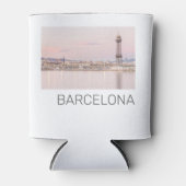 Barcelona Skyline Sunset Catalanonia Spanien Dosenkühler (Vorderseite)