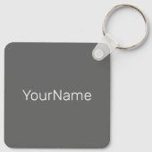 Barcelona Skyline Sunset Catalanonia Spanien Schlüsselanhänger (Rückseite)